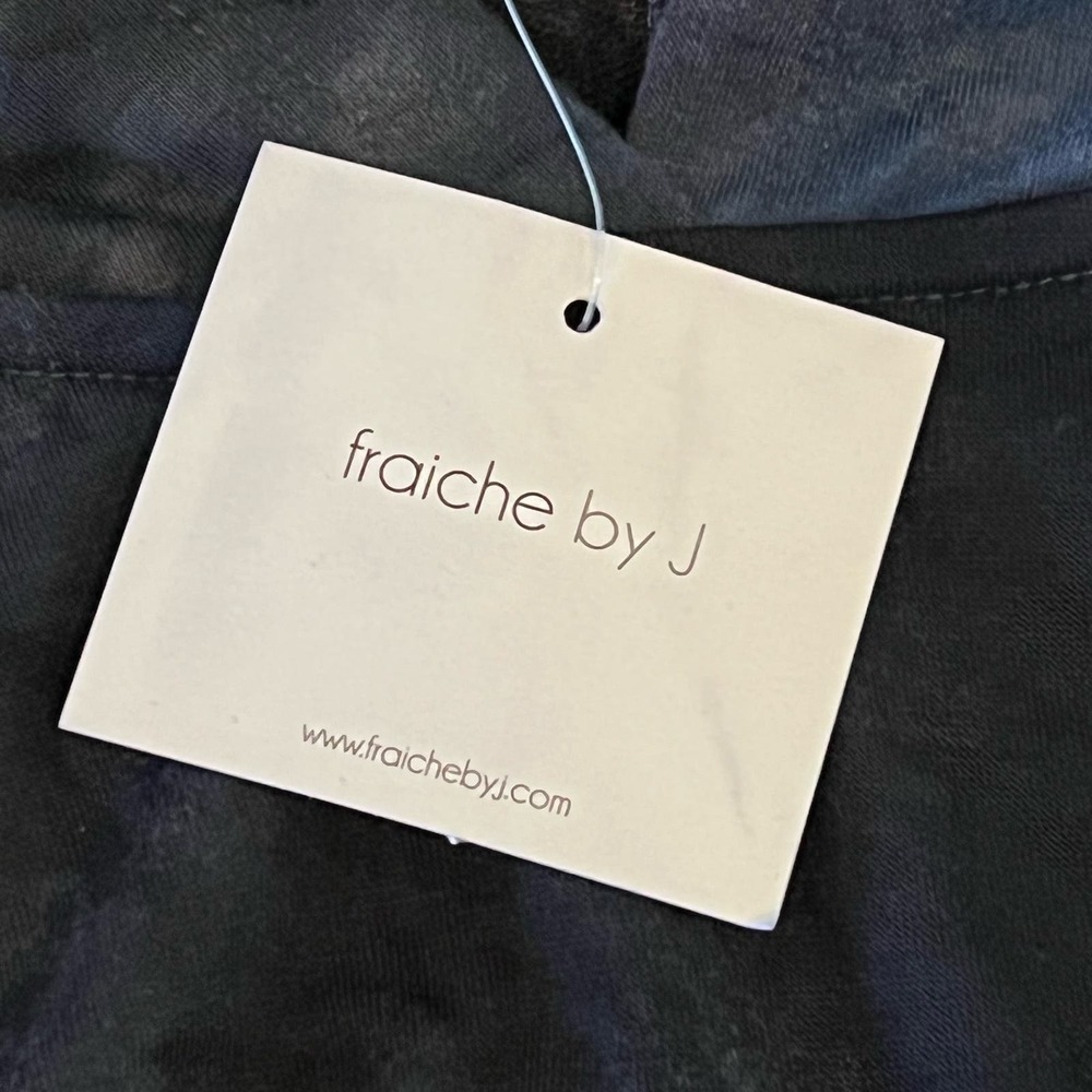 FRAICHE BY J TIE DYE LONG SLEEVE HOODIE MINI DRESS IN BLUE NWT WOMEN'S SMALL - Picture 13 of 16